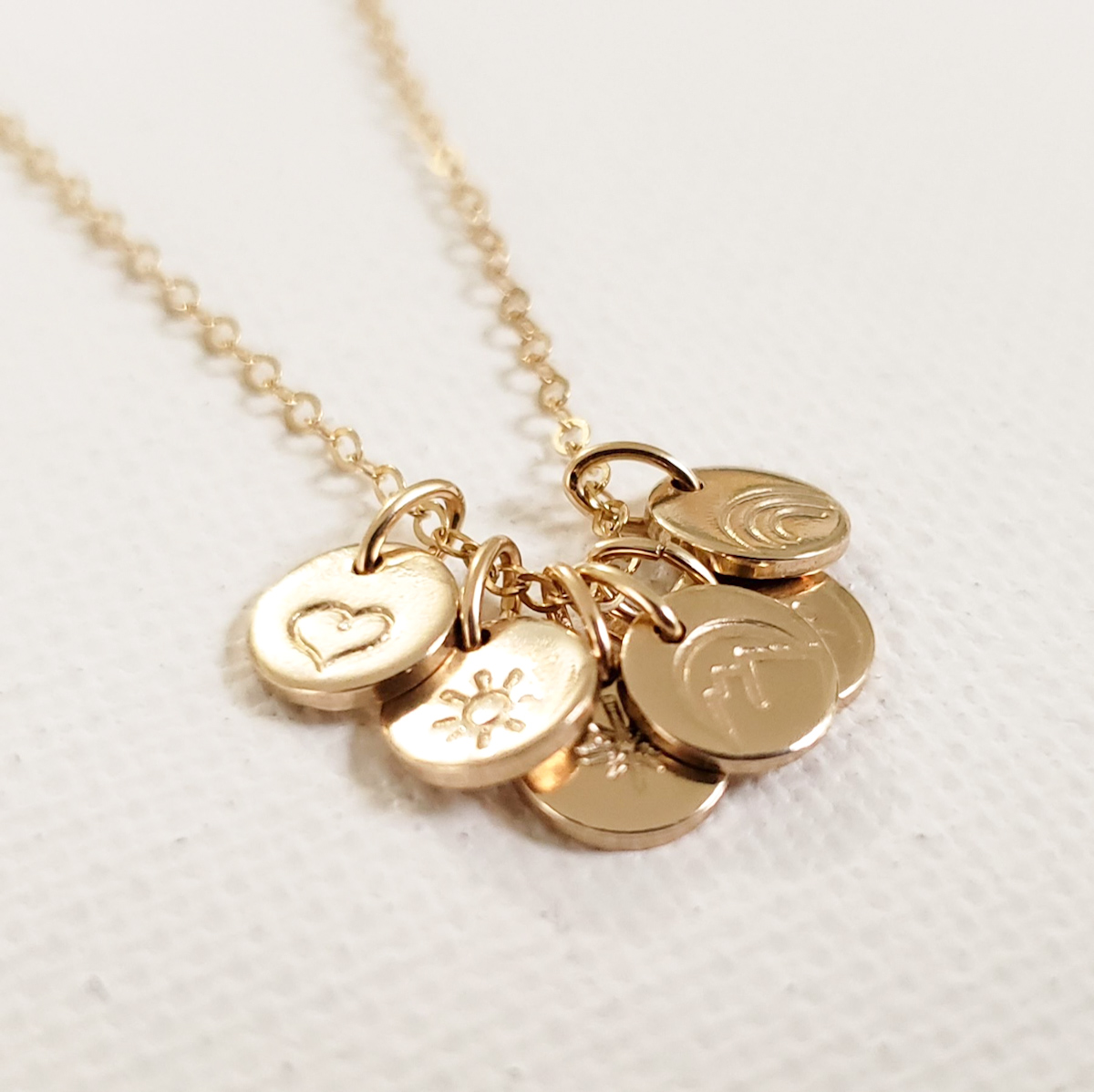 Tiny Beach Emme Stacker Disc Necklace - Choose Your Discs - Image 10