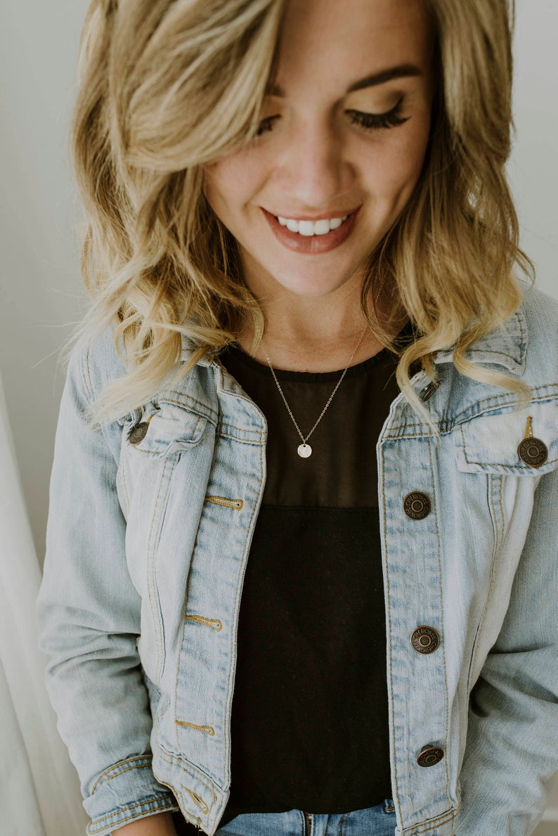 Layered Three Disc Necklace Set - Image 6