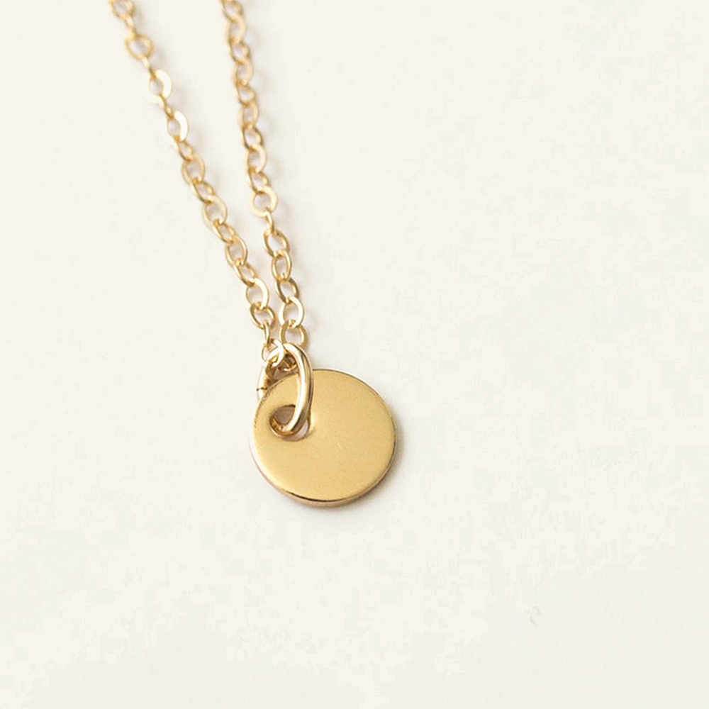 Layered Three Disc Necklace Set