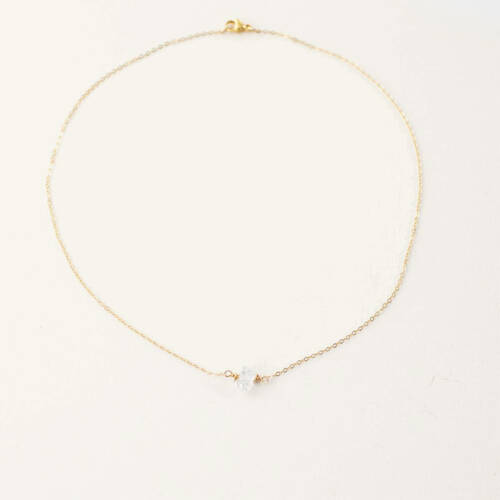 Herkimer Diamond Gemstone Necklace