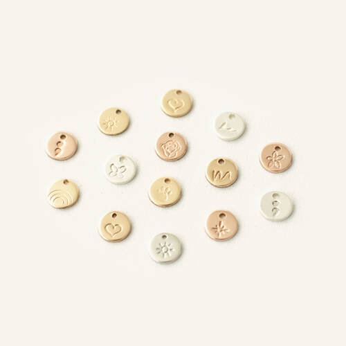 Add a 6mm Disc - Over 30 Options - including Birth Month Flowers