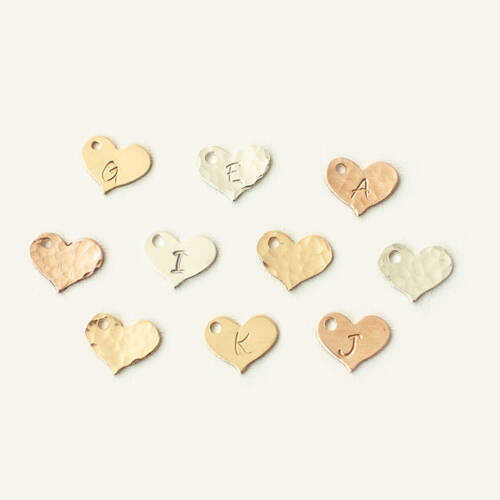 Add an 8x10mm Heart Tag