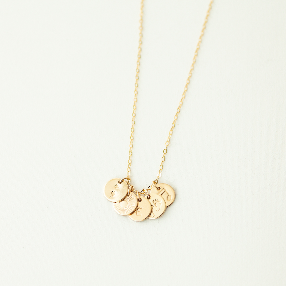 Emme Stacker 1/3" Discs Necklace - Image 12