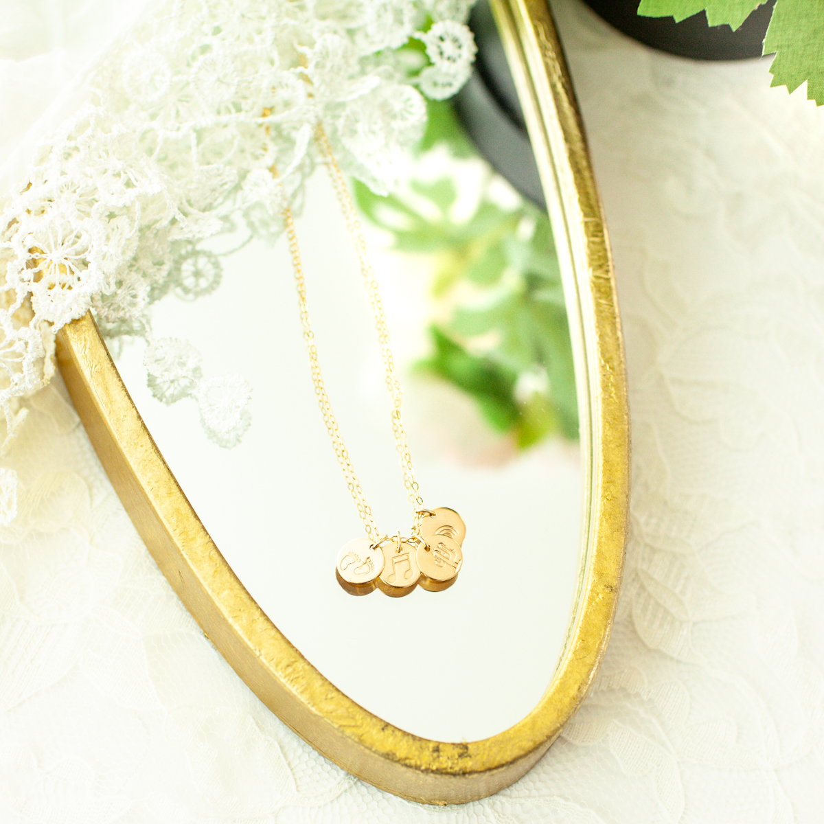 Emme Stacker 1/3" Discs Necklace - Image 8