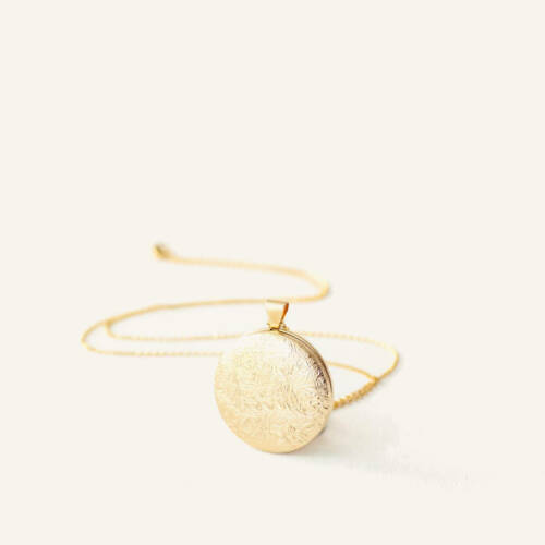 Floral Locket Necklace