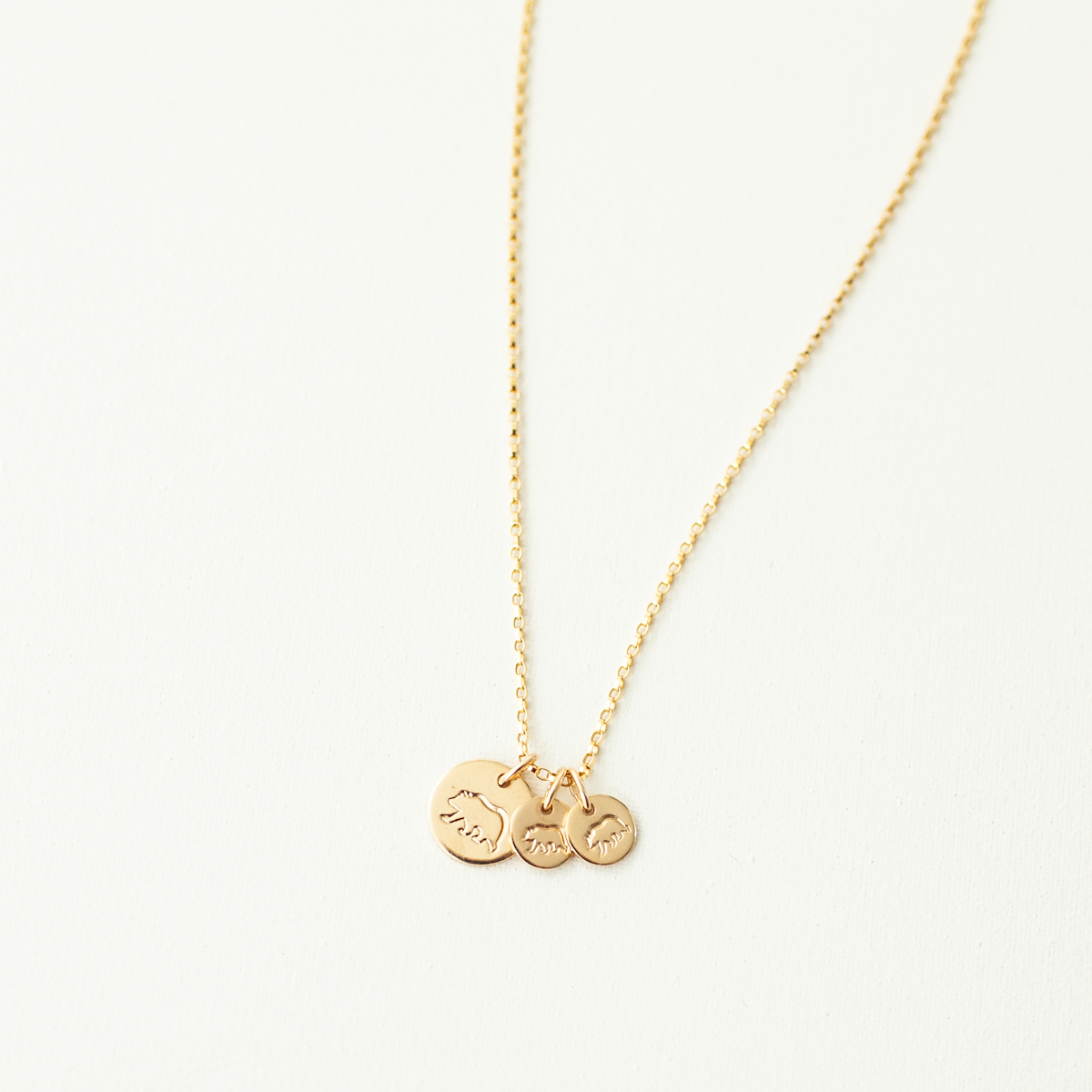 Mama Bear Disc Necklace - Image 4