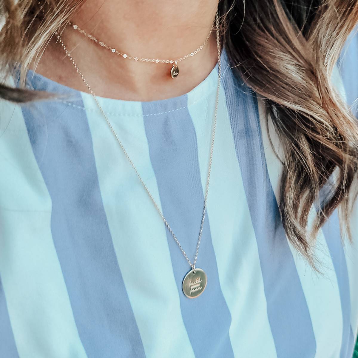 Anxiety - Just Be Necklace - Affirmation Necklace - Image 2