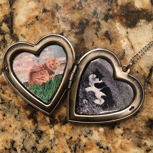Large Silver Heart Locket photo review