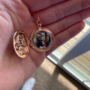 Vintage Floral Locket photo review