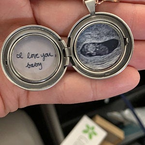 Floral Locket Necklace