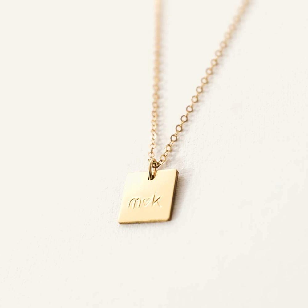 10mm Square Relationship Necklace
