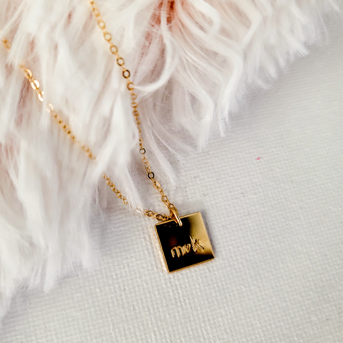 10mm Square Relationship Necklace - Image 6