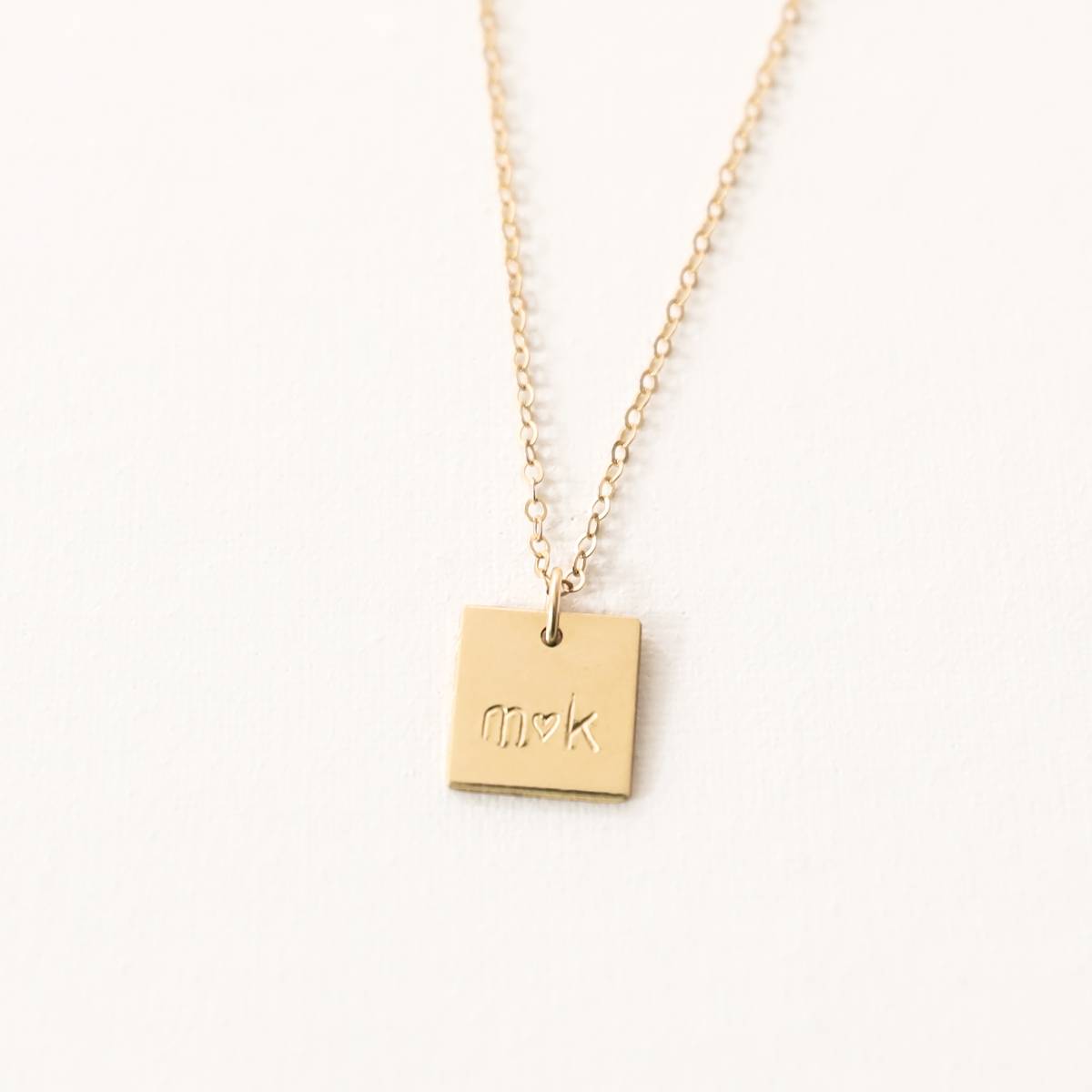 10mm Square Relationship Necklace - Image 8