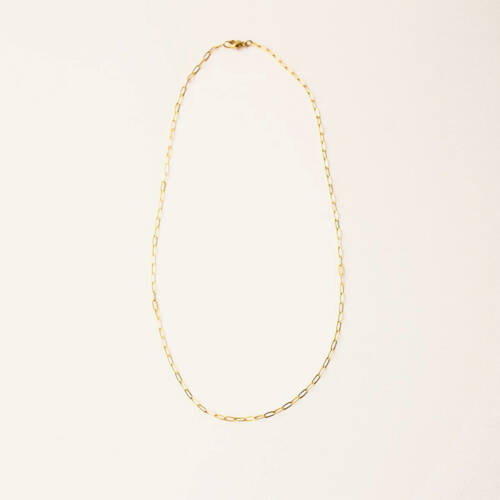 Dainty Paperclip Choker Necklace
