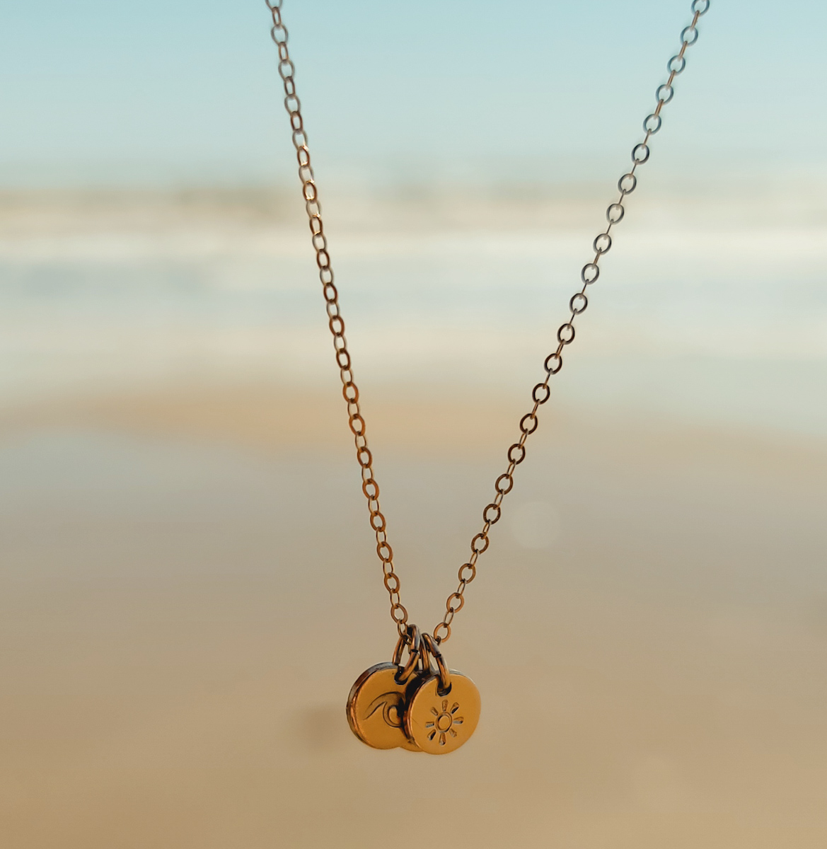 Tiny Beach Emme Stacker Disc Necklace - Choose Your Discs - Image 13