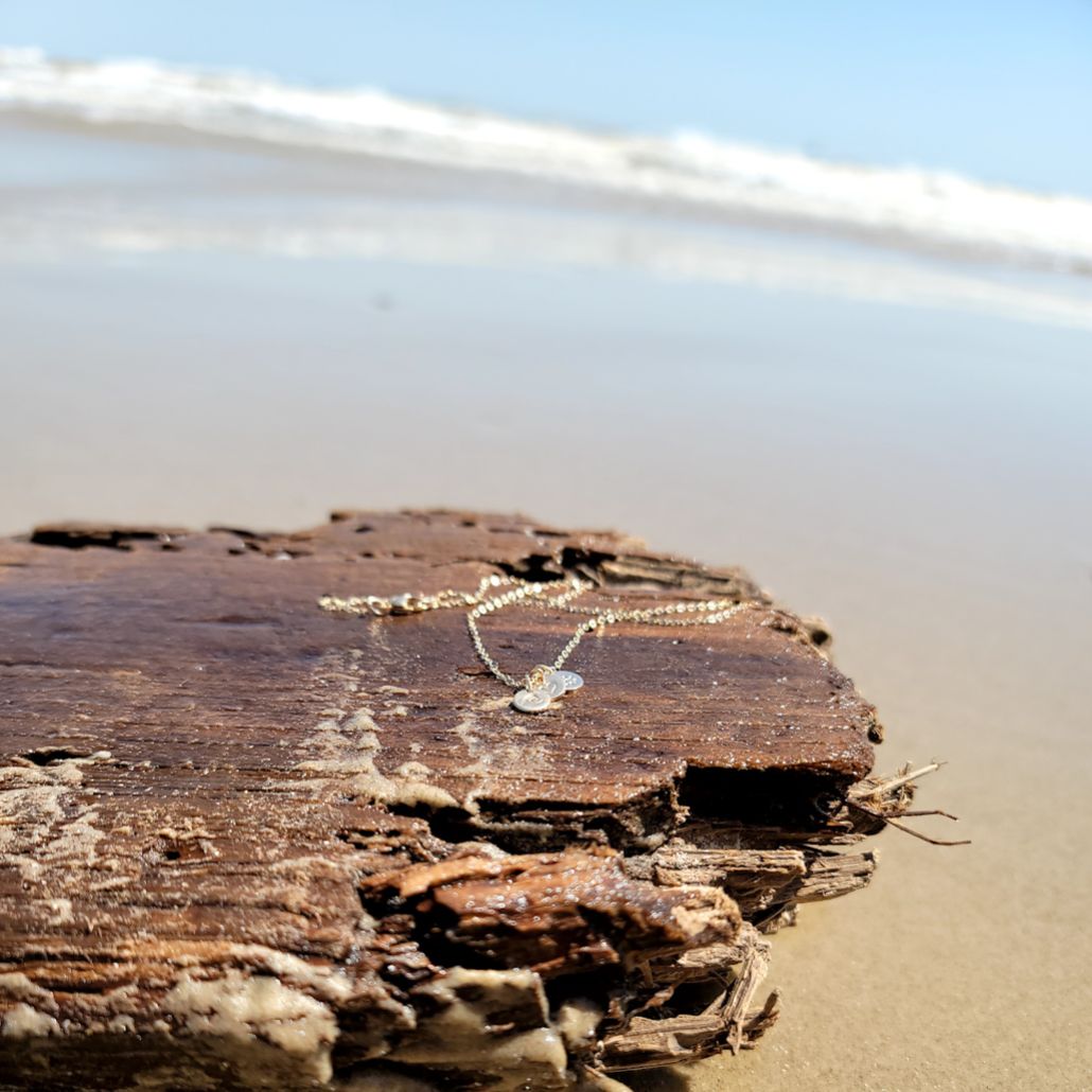 Tiny Beach Emme Stacker Disc Necklace - Choose Your Discs - Image 8