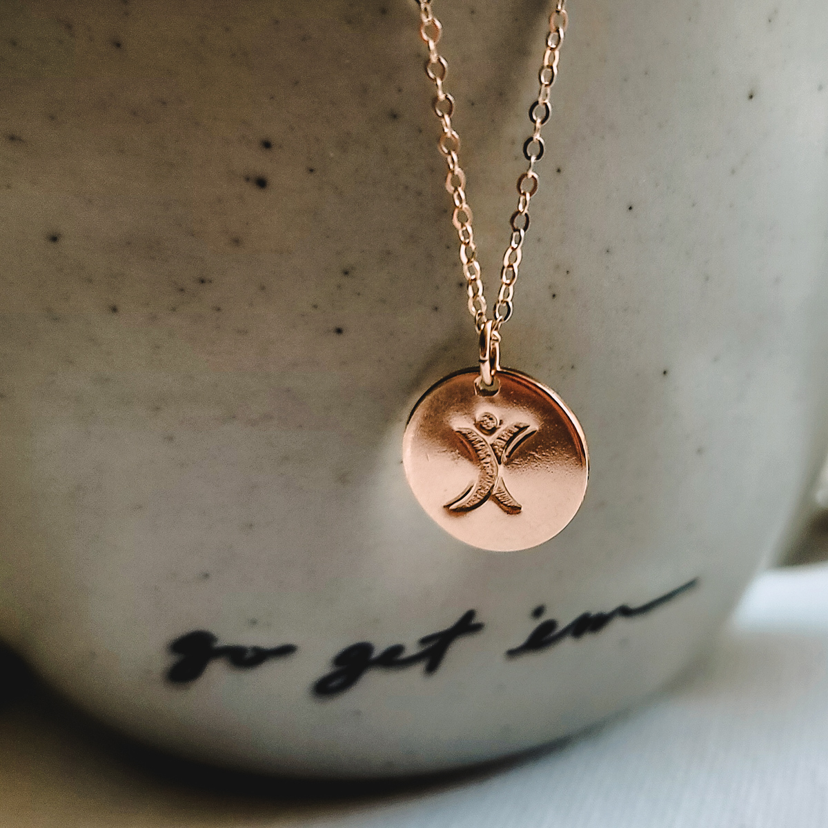 Tourette Syndrome Awareness 13mm (1/2 inch) Disc Necklace - Image 6