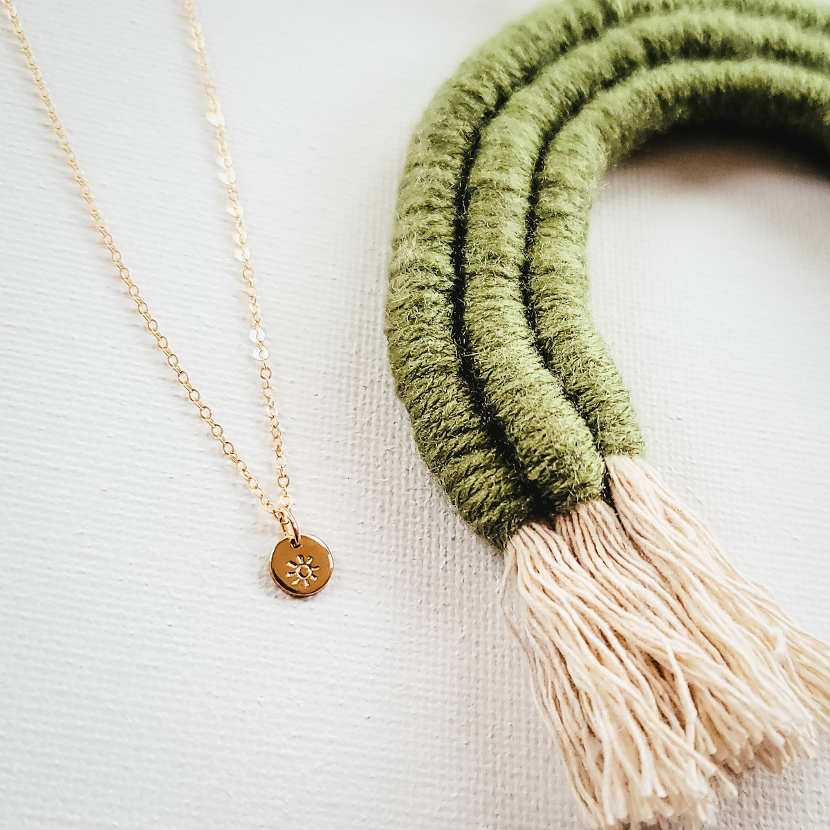 You are My Sunshine Disc Necklace - Image 10