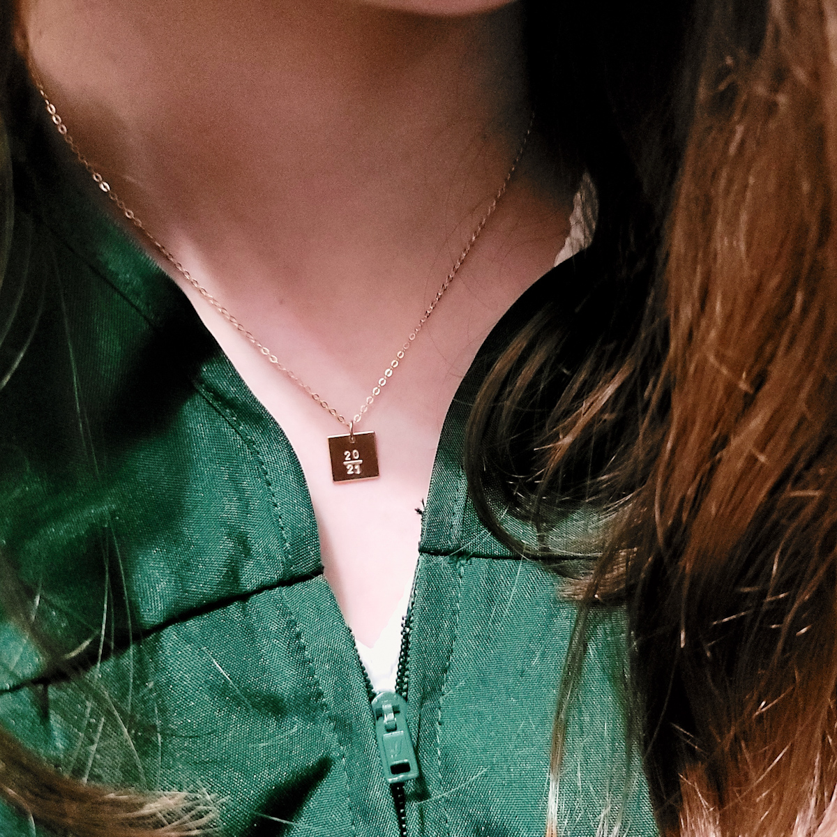 10mm Square Graduation Necklace - Image 2