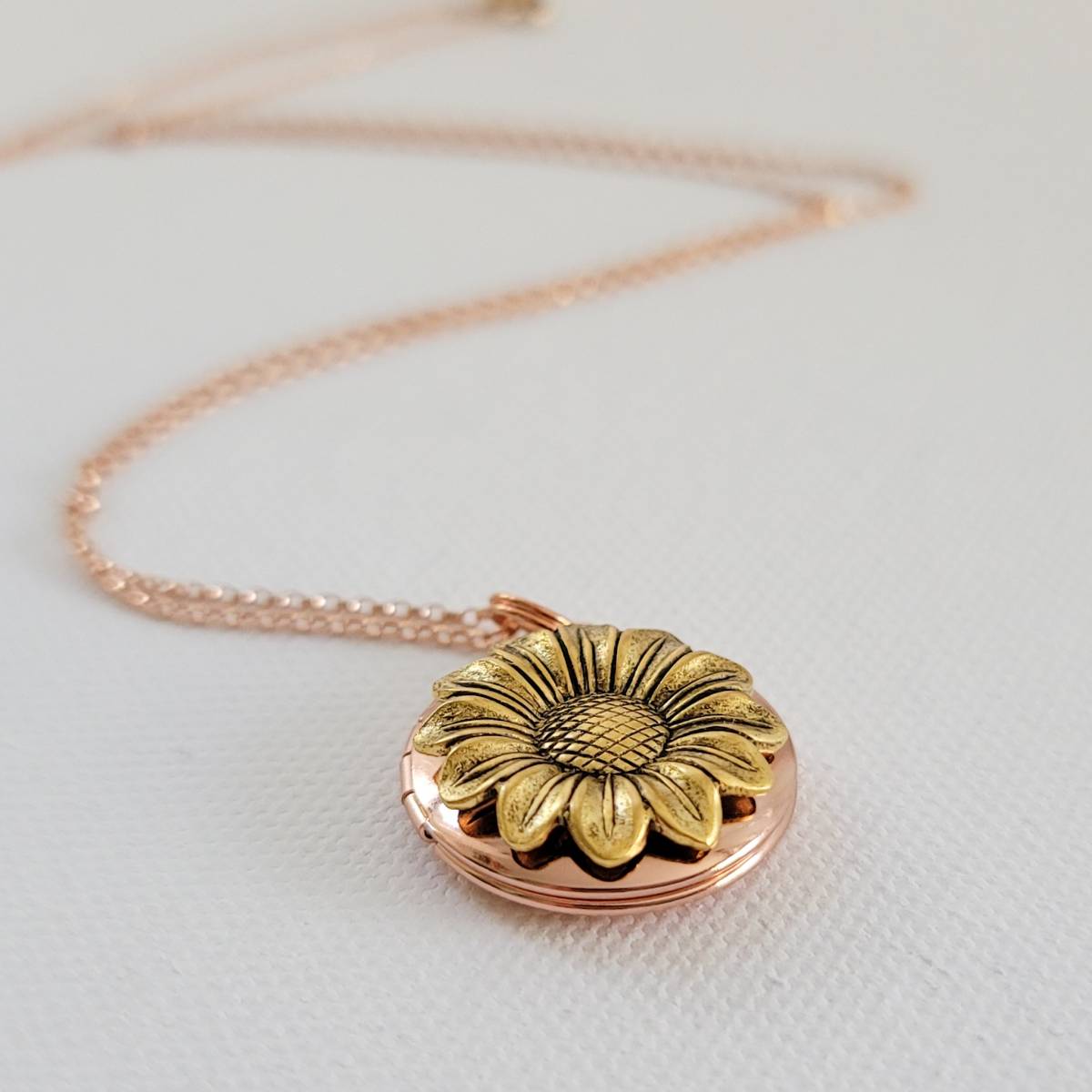 Sunflower Photo Locket - Image 6