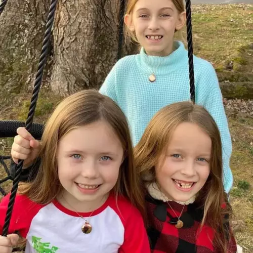 Little Circle Locket with Initial photo review