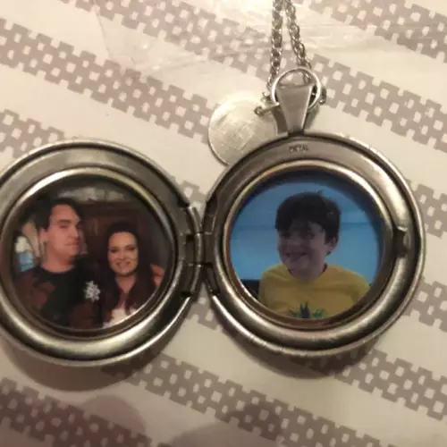 Floral Locket with Inital Heart or Disc photo review