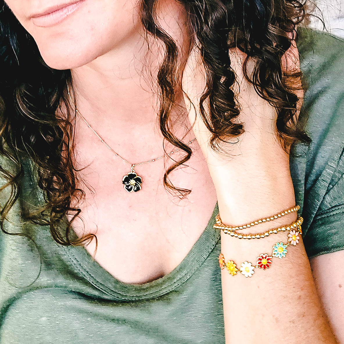 3mm and 4mm Beaded Bracelet in Gold Filled, Rose Gold Filled and Sterling Silver - Image 5