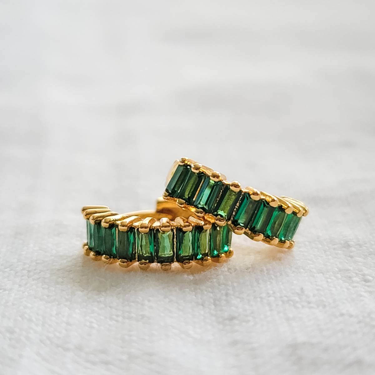 Pave Hoops in Seven Colors - Image 7