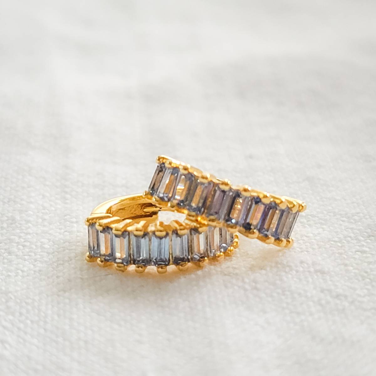 Pave Hoops in Seven Colors - Image 10