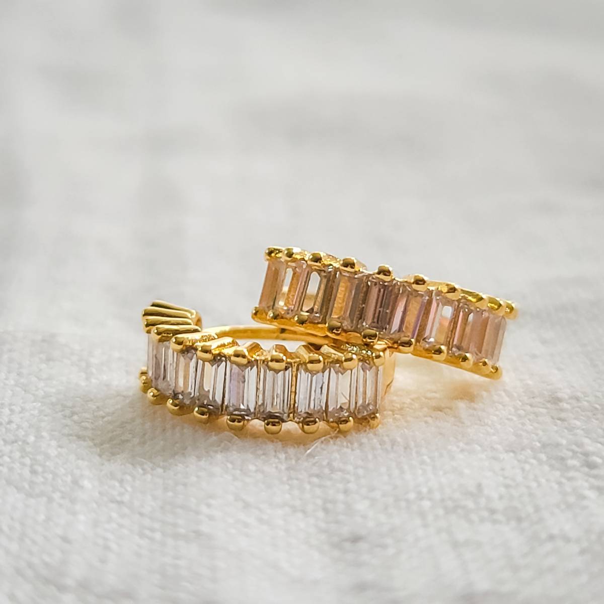 Pave Hoops in Seven Colors - Image 8