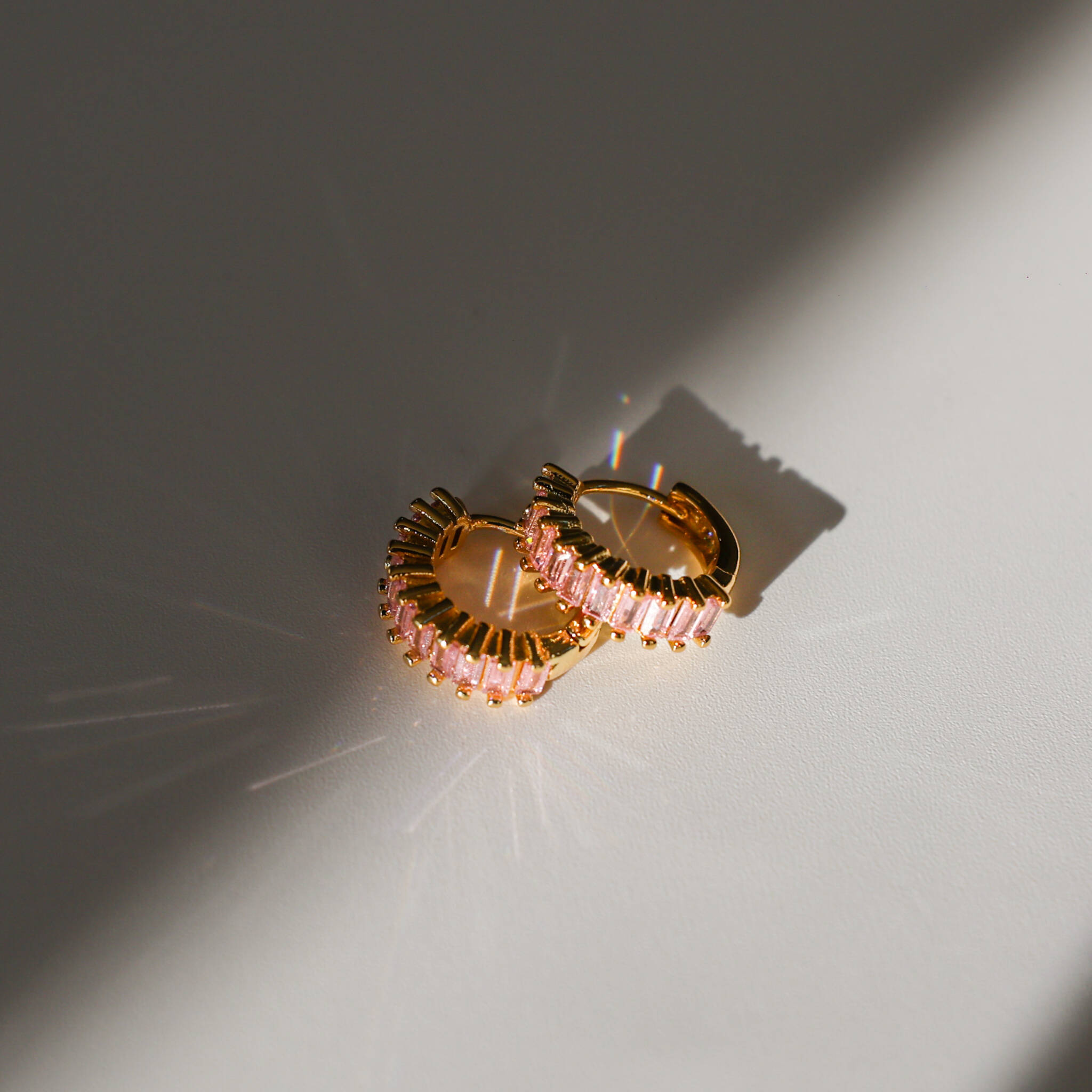 Pave Hoops in Seven Colors - Image 5