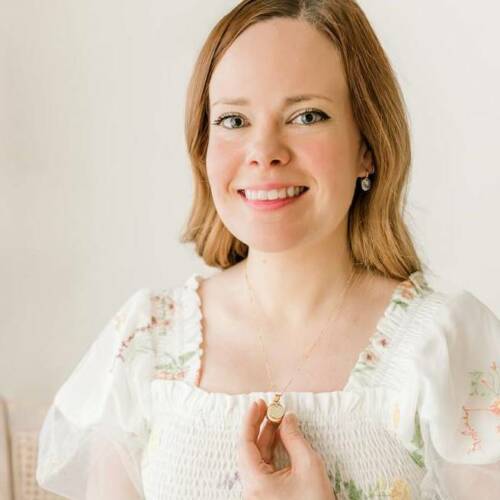 Oval Gold Filled or Sterling Silver Locket on Satellite Chain with Birth Month Flower