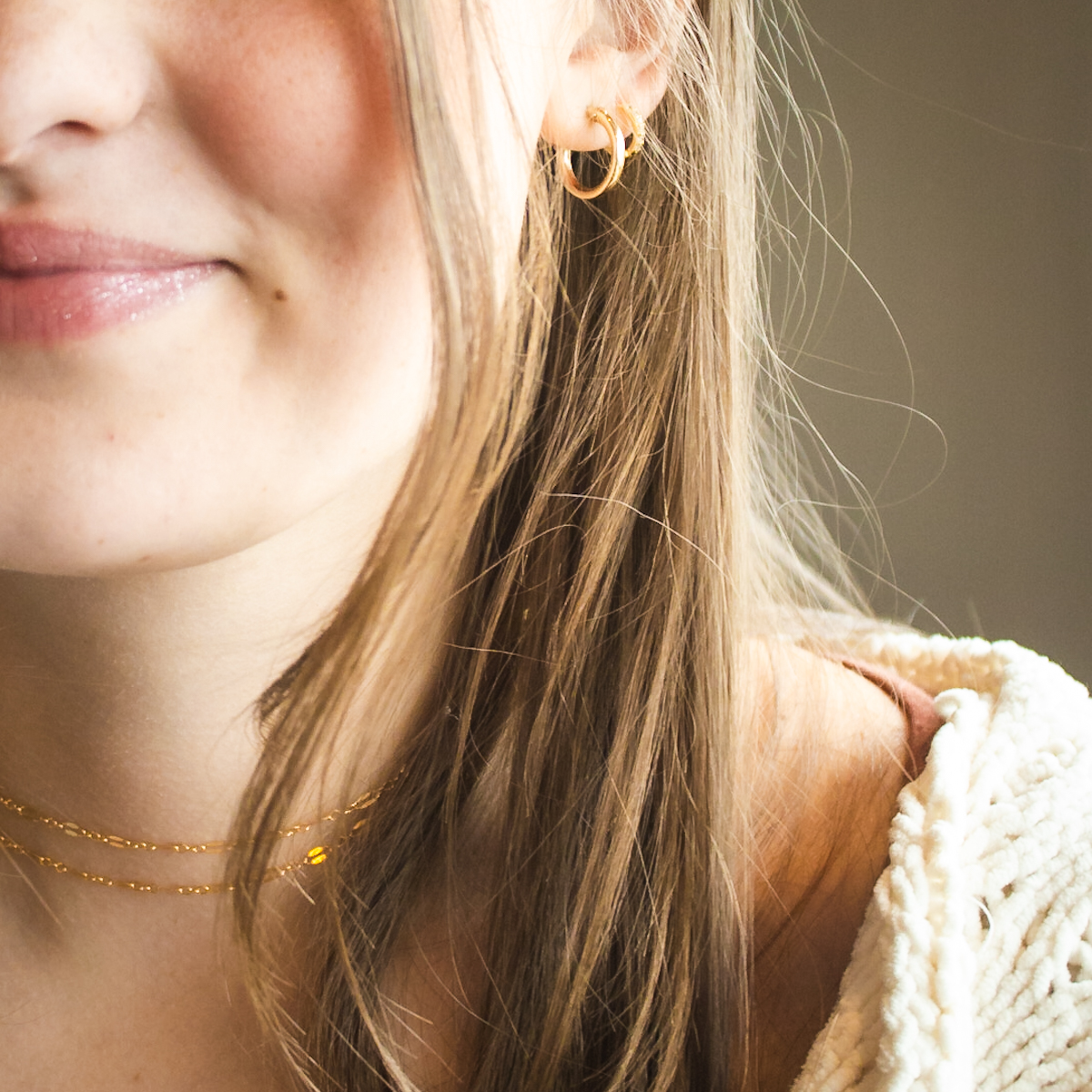 Gold filled and Sterling Silver Hoops in Four Sizes - Image 3