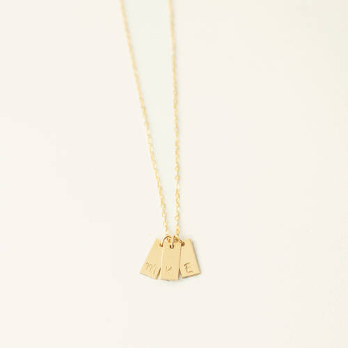 Emme Stacker Tiny Bars Necklace