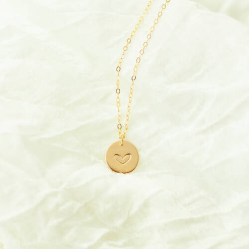 Love Me 13mm (1/2 inch) Custom Disc Necklace