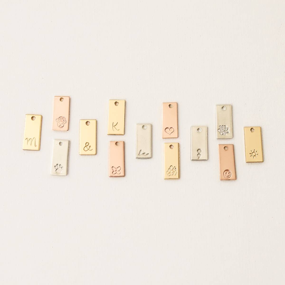 Add a 12x5mm Bar - Custom Stamps, Birth Month Flowers and Initials - Image 5