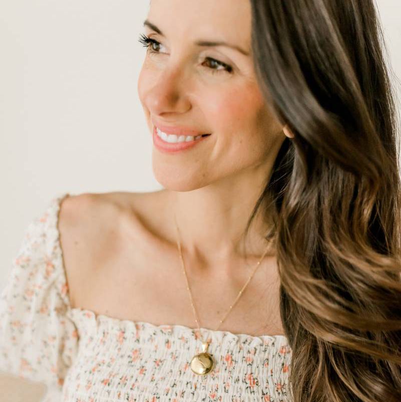 Little Etched Floral Gold Filled or Sterling Silver Locket - Image 5