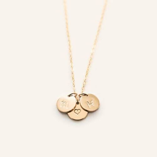 Anniversary Relationship 9mm Disc Necklace