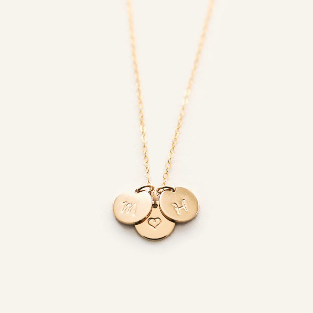 Anniversary Relationship 9mm Disc Necklace