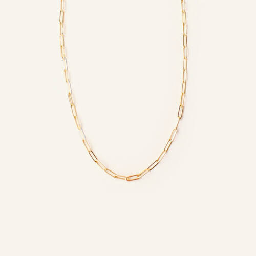 Chunky Paperclip Choker Necklace