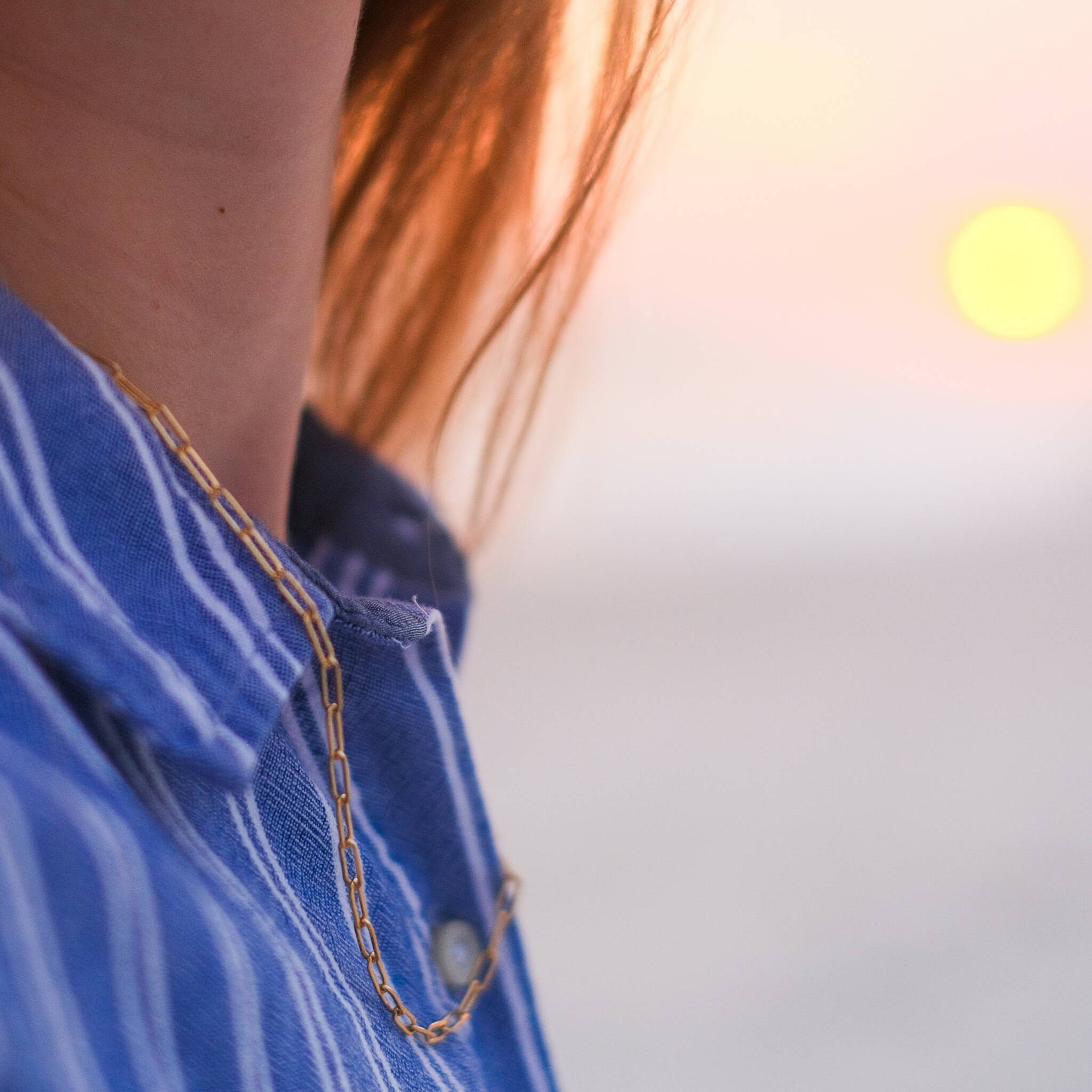 Chunky Paperclip Choker Necklace - Image 2
