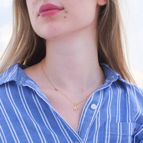 Letter Charm Necklace