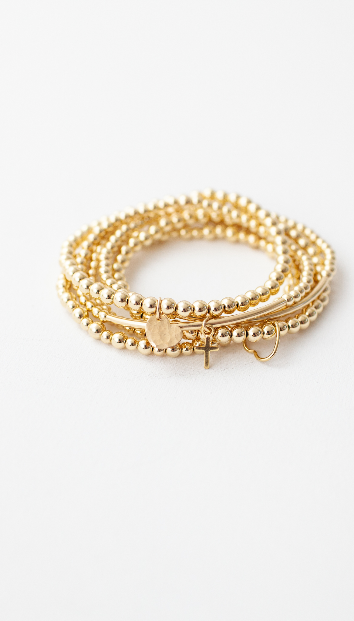 4mm Beaded Bracelet in Gold Filled, Rose Gold Filled and Sterling Silver - Image 4