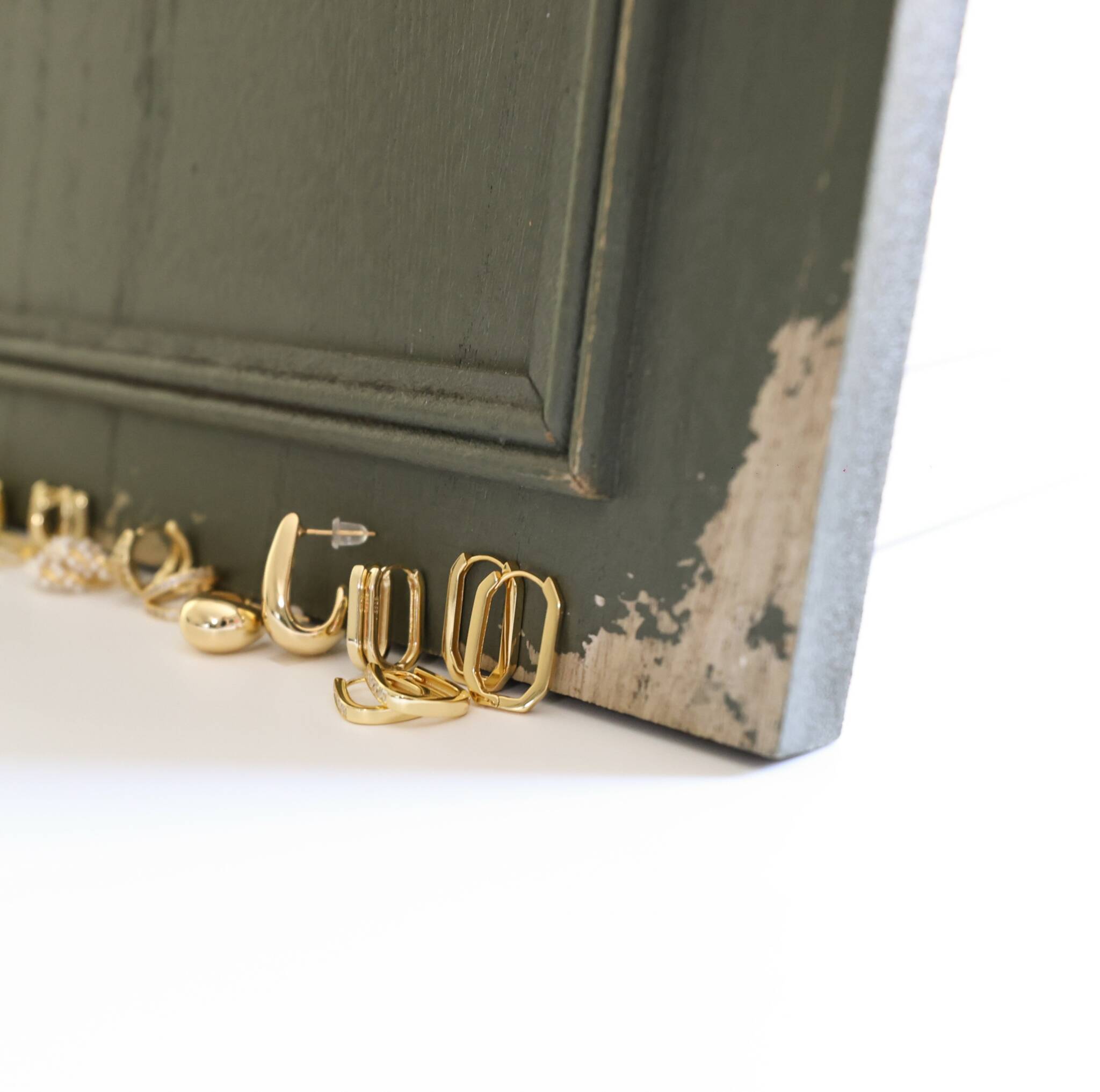 Double the Sparkle Hoop Earrings - Image 5