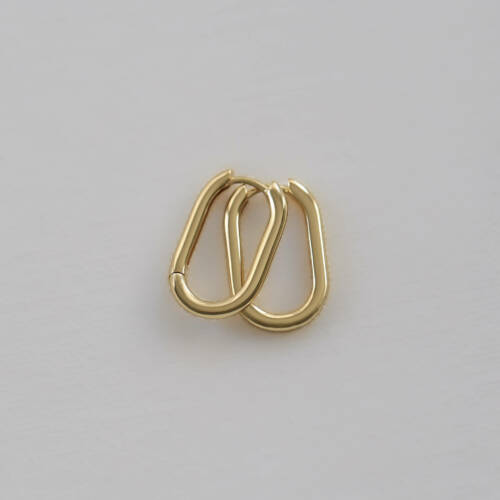 Luxe Oval Hoops