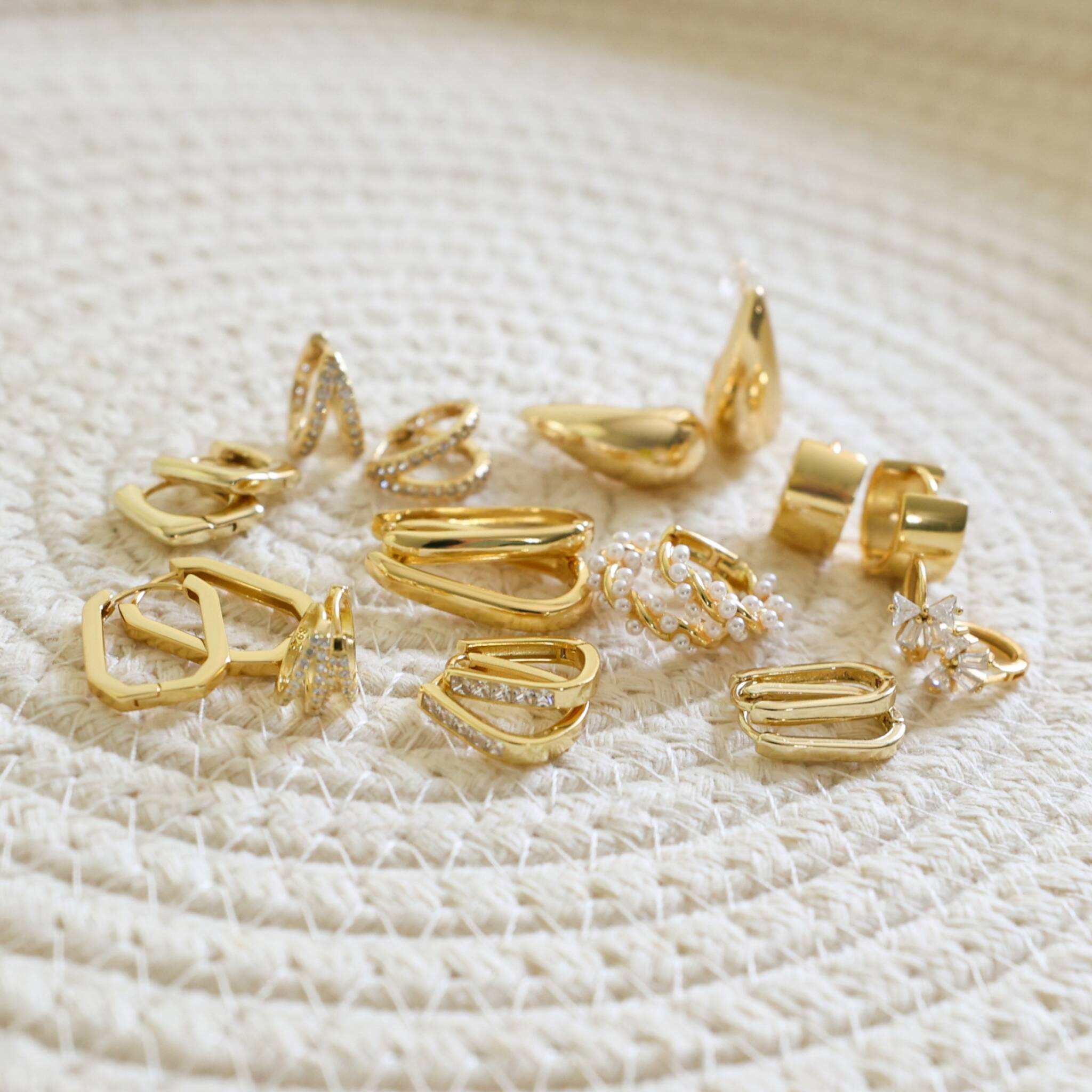 Cubed and Glossy Hoops - Image 4