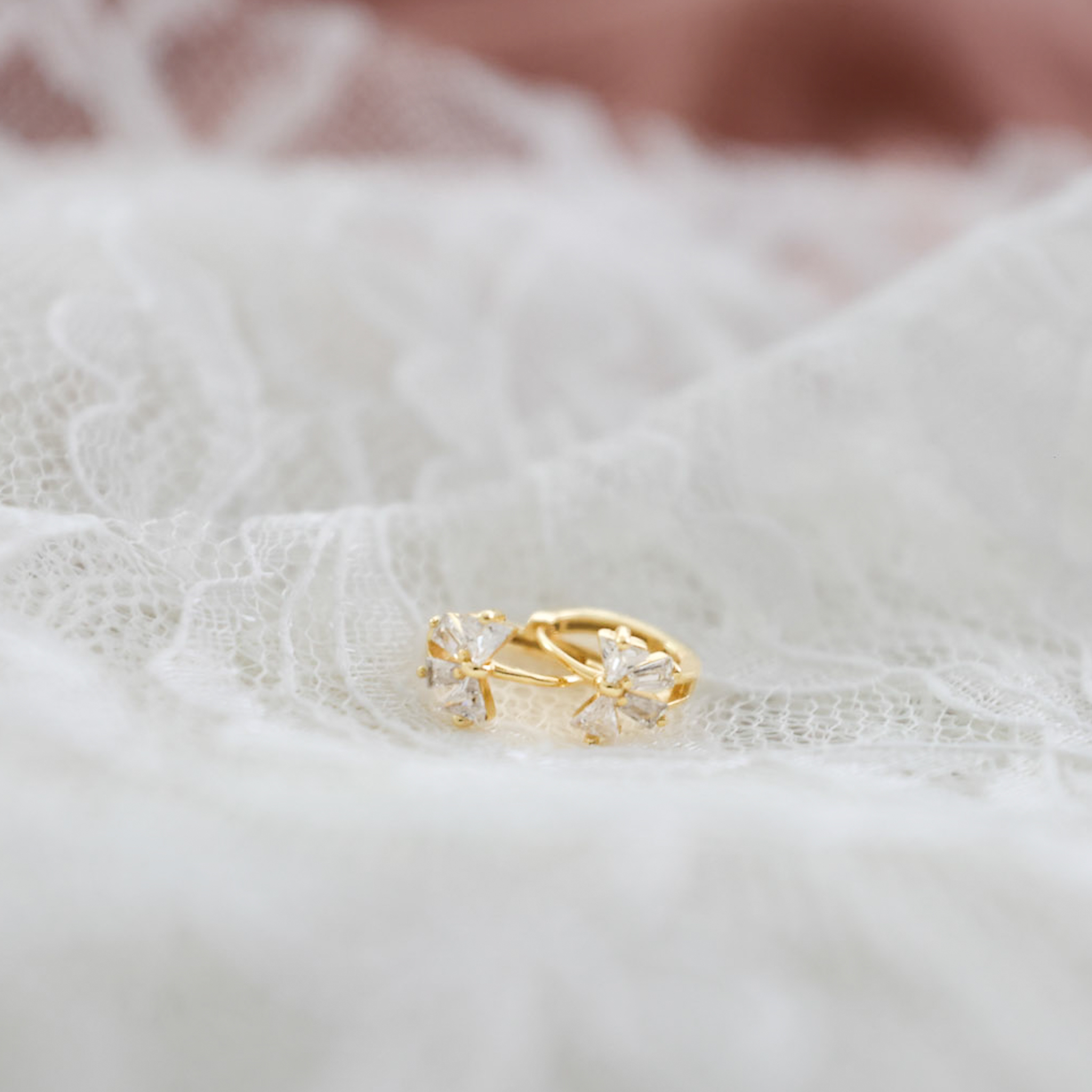 Petite Bow Hoops - Image 5