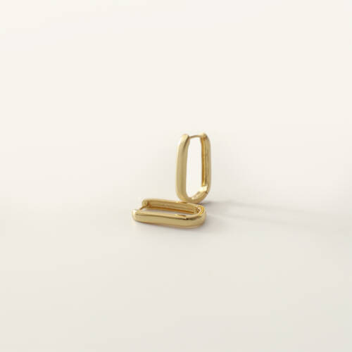 Just Right Oval Luxe Hoops